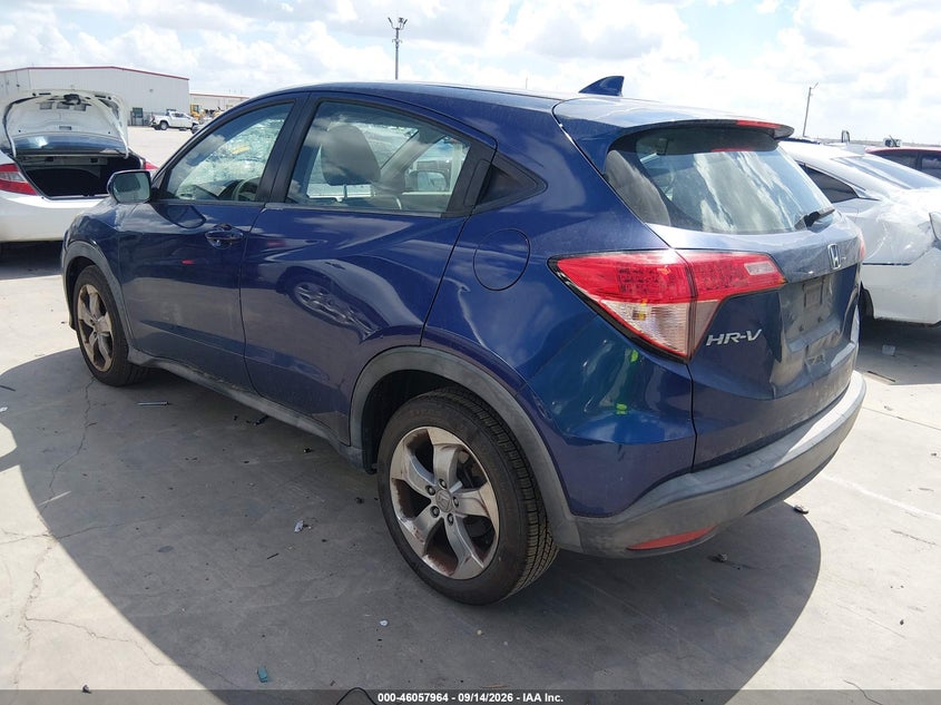 Vin: 3czru5h35gm706311, lot: 46557486, honda hr-v lx 20163