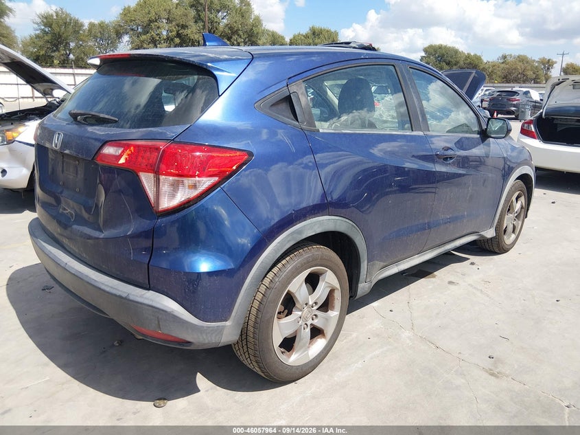 Vin: 3czru5h35gm706311, lot: 46557486, honda hr-v lx 20164