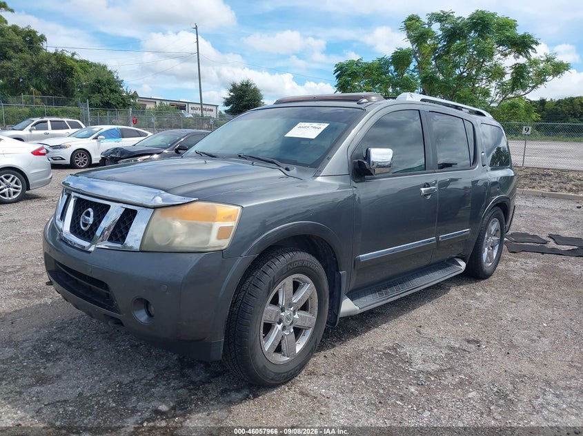 Vin: 5n1ba0nd1bn616177, lot: 46557488, nissan armada platinum 20112