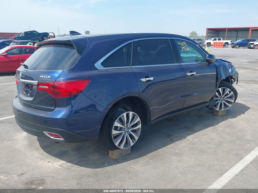 Vin: 5fryd3h45eb019473, lot: 46557494, acura mdx technology package 20144