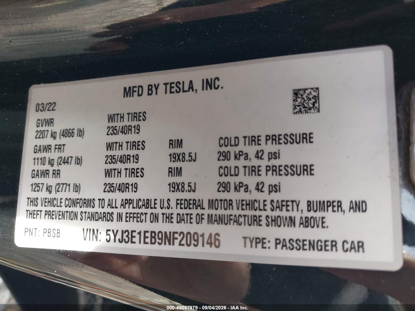 Фото 9 - TESLA MODEL 3