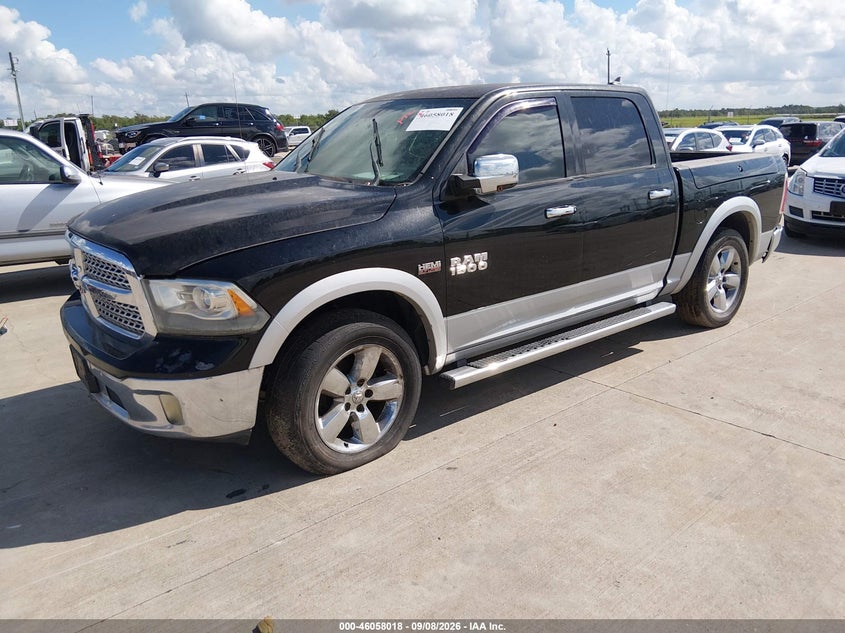 Vin: 1c6rr7nt9ds706670, lot: 46557540, ram 1500 laramie 20132