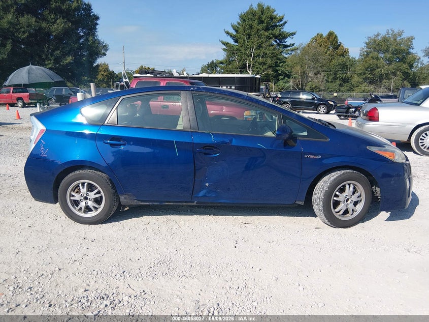TOYOTA PRIUS 2011 VIN JTDKN3DU2B0314678