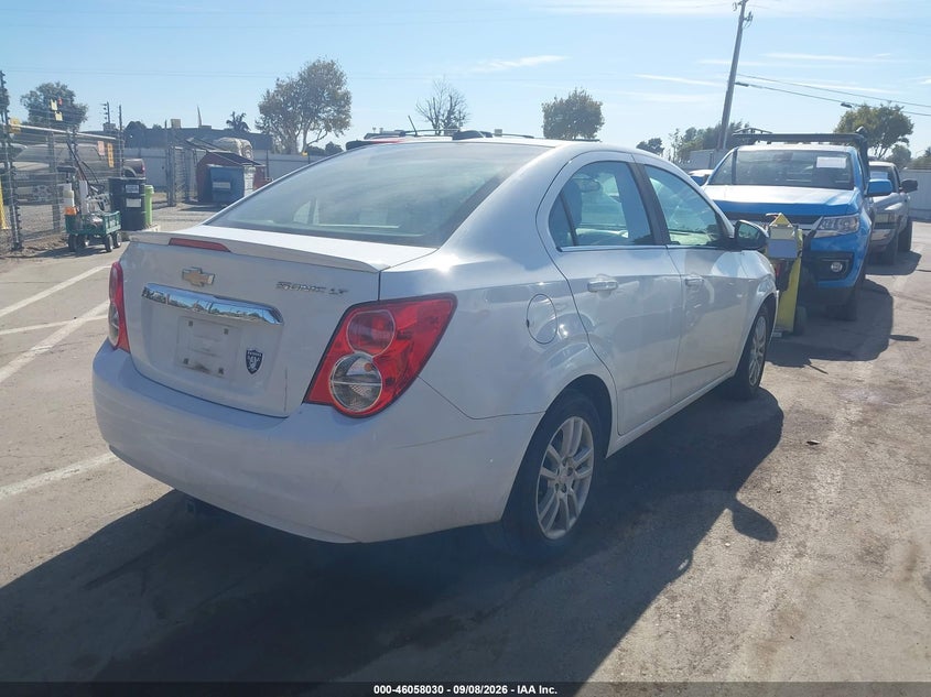 Vin: 1g1jc5sg9g4163695, lot: 46557552, chevrolet sonic lt auto 20164