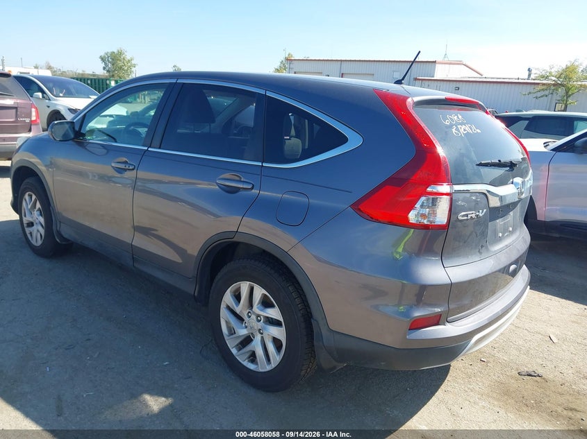 Vin: 2hkrm4h58gh656088, lot: 46557580, honda cr-v ex 20163