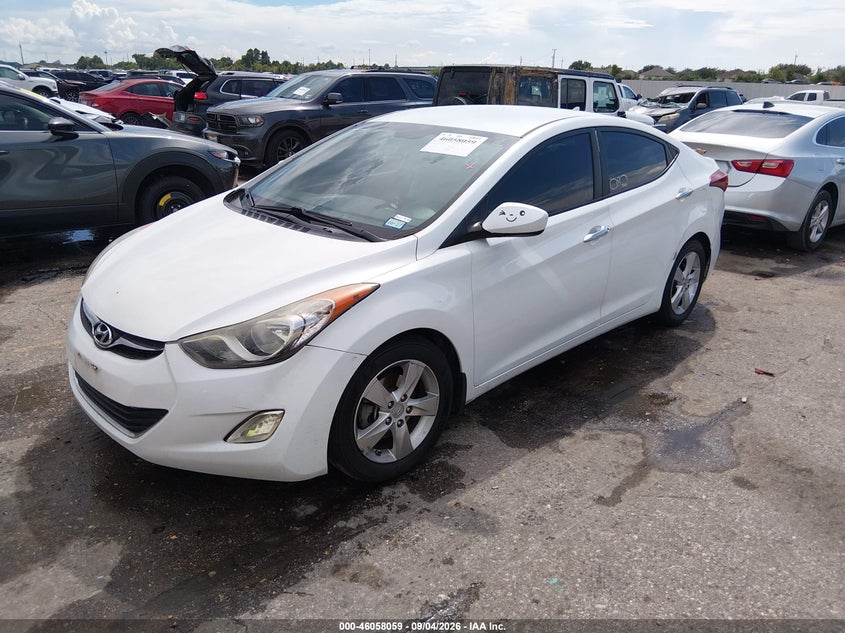 Vin: 5npdh4ae0dh443074, lot: 46557581, hyundai elantra gls 20132