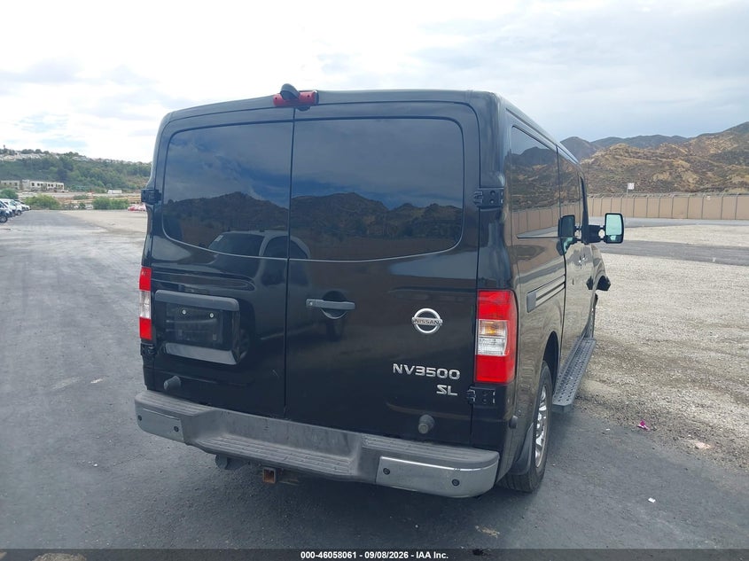 Vin: 5bzaf0aa4hn852960, lot: 46557583, nissan nv passenger nv3500 hd sl v8 20174