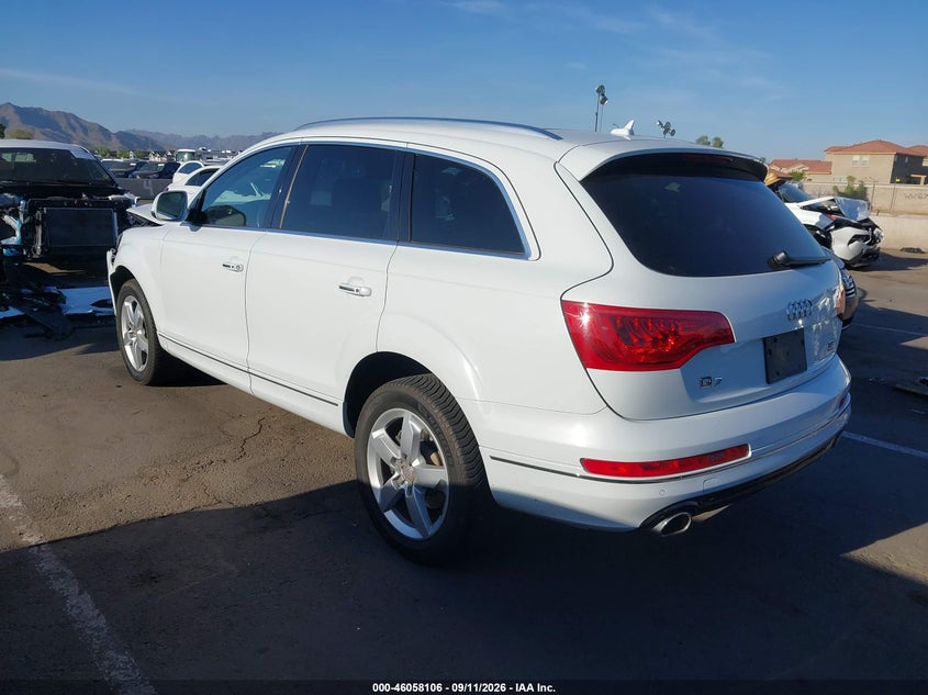 Vin: wa1lmafe8fd001323, lot: 46557628, audi q7 3.0 tdi premium 20153