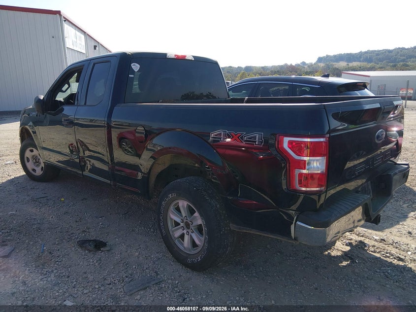 Vin: 1ftfx1e55jkg10594, lot: 46557629, ford f-150 xlt 20183