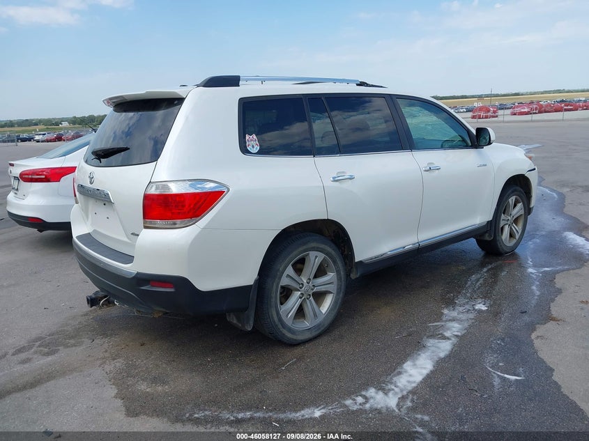 Vin: 5tddk3eh2cs170485, lot: 46557649, toyota highlander limited v6 20124