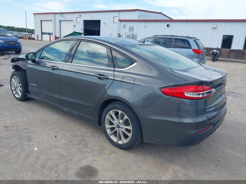 Vin: 3fa6p0luxkr207248, lot: 46557650, ford fusion hybrid se 20192