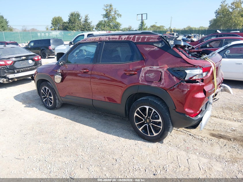 Vin: kl79mpslxrb081986, lot: 46557658, chevrolet trailblazer fwd lt 20243