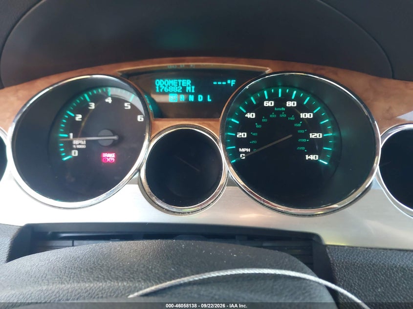 BUICK ENCLAVE 2009 VIN 5GAER23DX9J197564