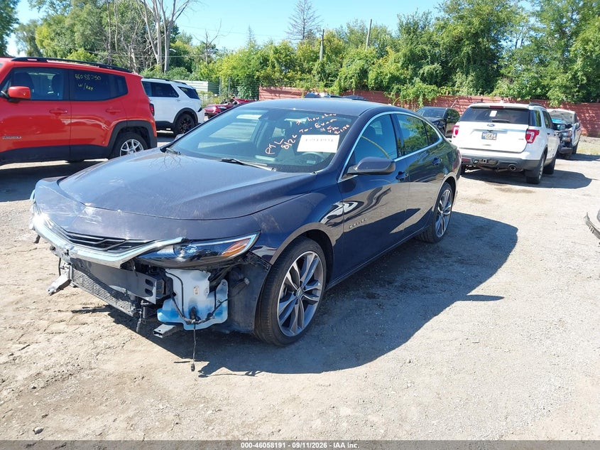 2025 Chevrolet Malibu Fwd 1Lt, Front End, IAAI, VIN 1G1ZD5ST4SF149892 — photo 2
