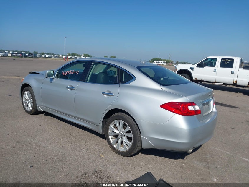 Vin: jn1by1ar5bm374669, lot: 46557730, infiniti m37x 20113