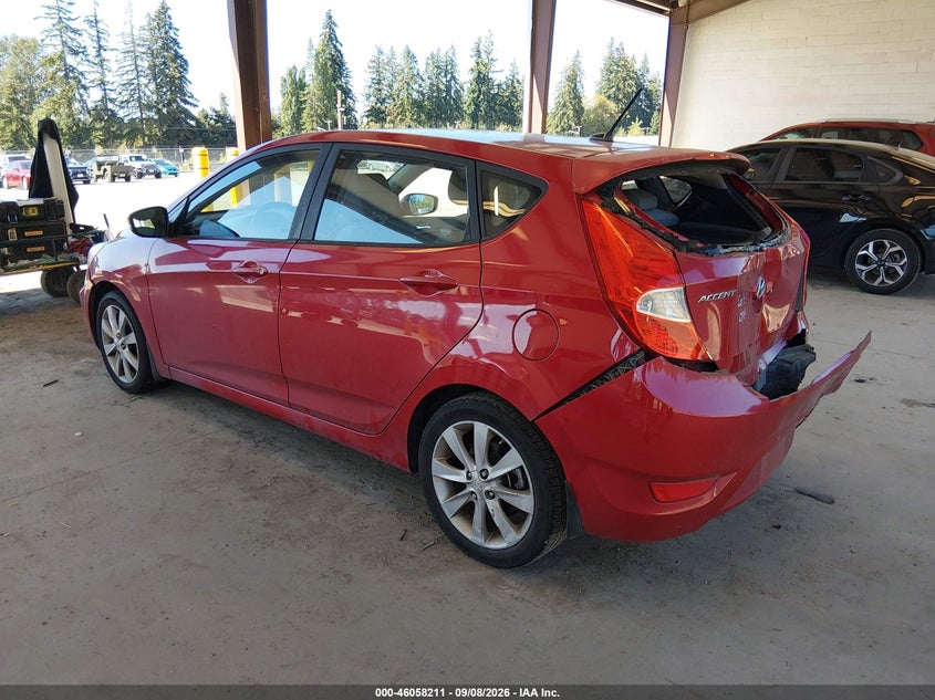 Vin: kmhcu5ae0du063599, lot: 46557733, hyundai accent se 20133