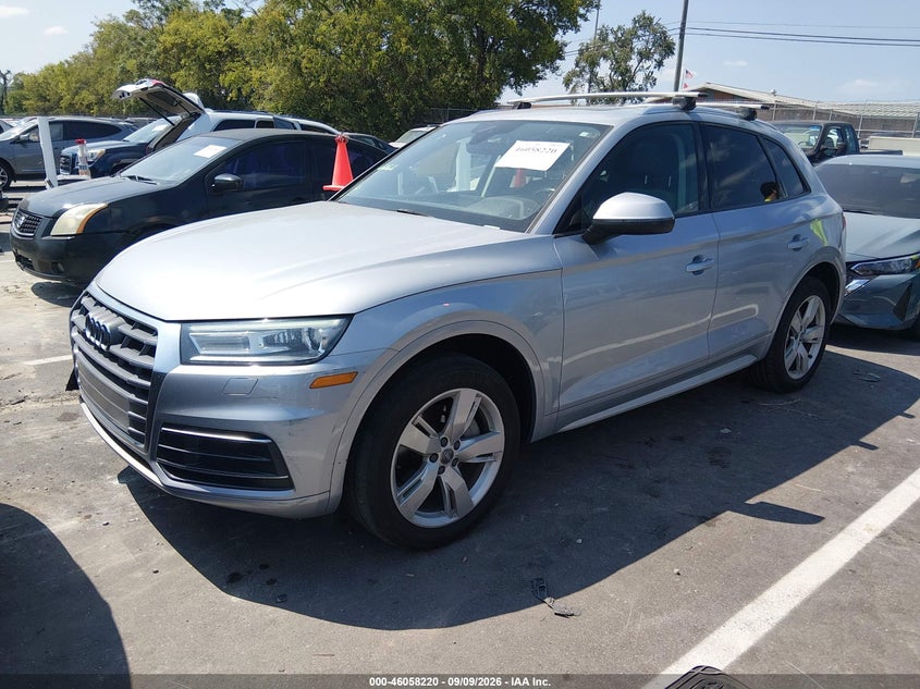 Vin: wa1anafy6j2004482, lot: 46557742, audi q5 2.0t premium/2.0t tech premium 20182