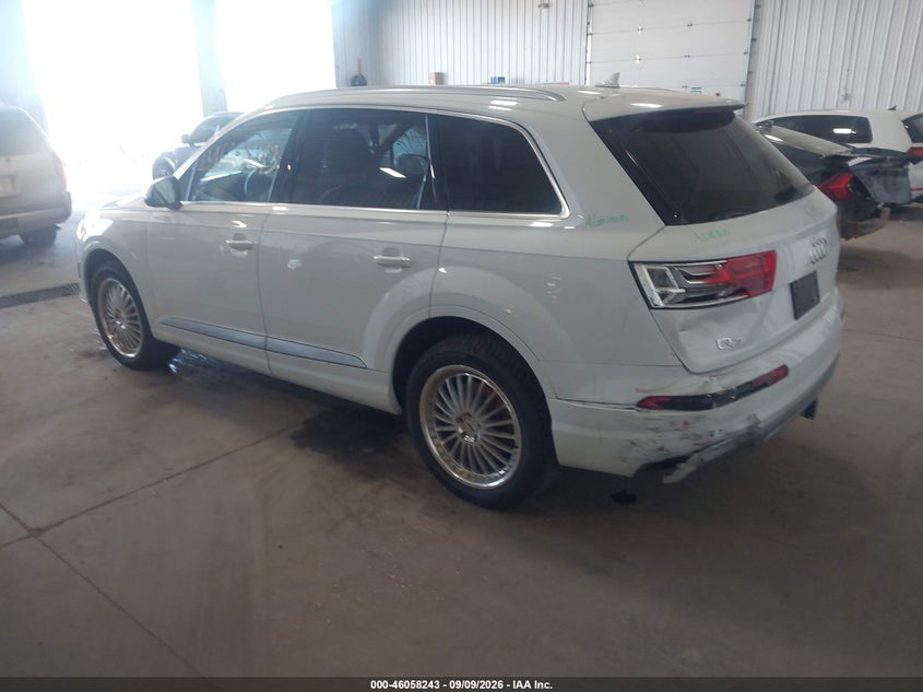 Vin: wa1laaf73hd041807, lot: 46557765, audi q7 3.0t premium 20173