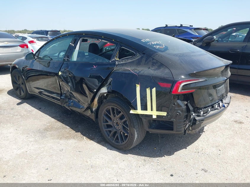 Vin: 5yj3e1eaxrf734911, lot: 46557814, tesla model 3 long range dual motor all-wheel drive/rear-wheel drive 20243