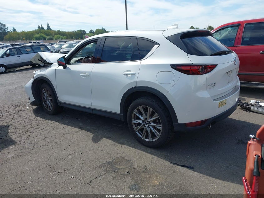 Vin: jm3kfbdm9m1452133, lot: 46557823, mazda cx-5 grand touring 20213
