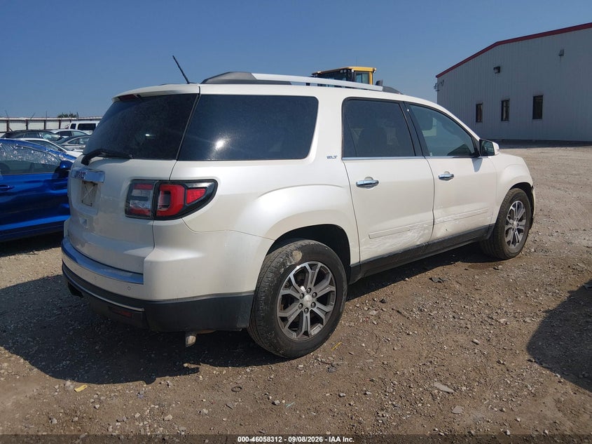 Vin: 1gkkrskd5fj320464, lot: 46557834, gmc acadia slt-2 20154