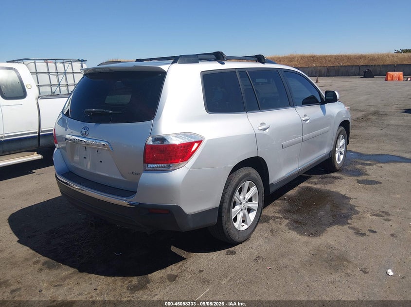 Vin: 5tdbk3eh8ds202428, lot: 46557856, toyota highlander se v6 20134