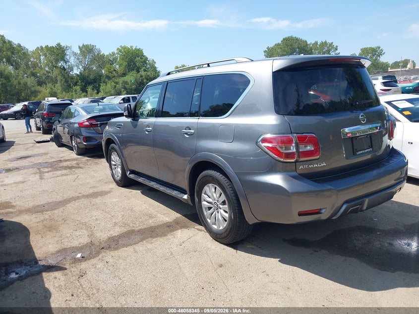 Vin: jn8ay2nc1lx516265, lot: 46557867, nissan armada sv 4wd 20203