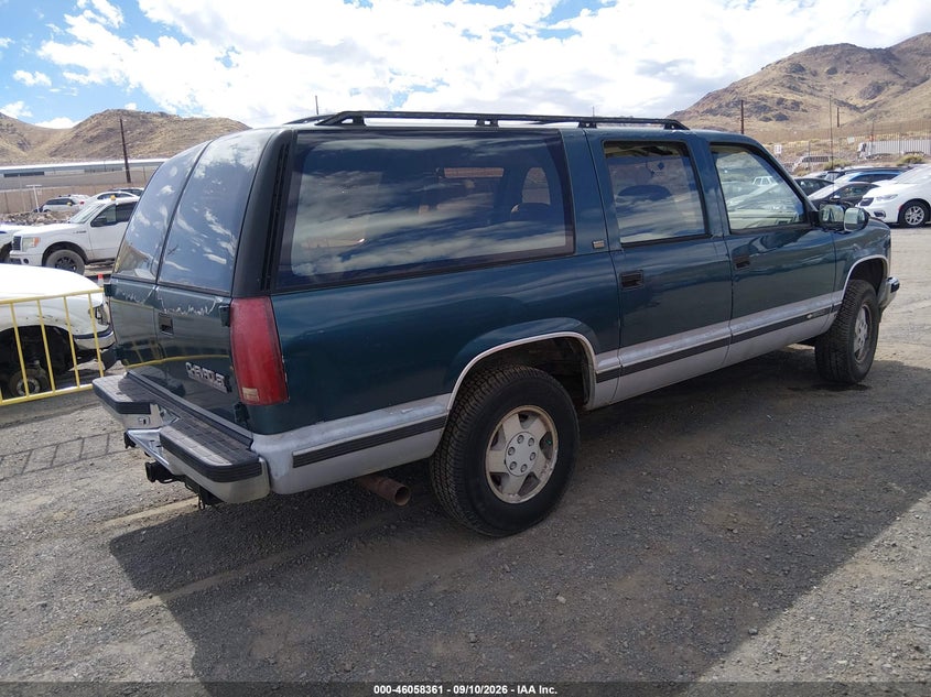 CHEVROLET SUBURBAN 1992 VIN 1GNFK16K2NJ307732
