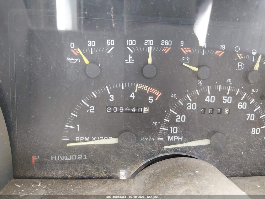 CHEVROLET SUBURBAN 1992 VIN 1GNFK16K2NJ307732