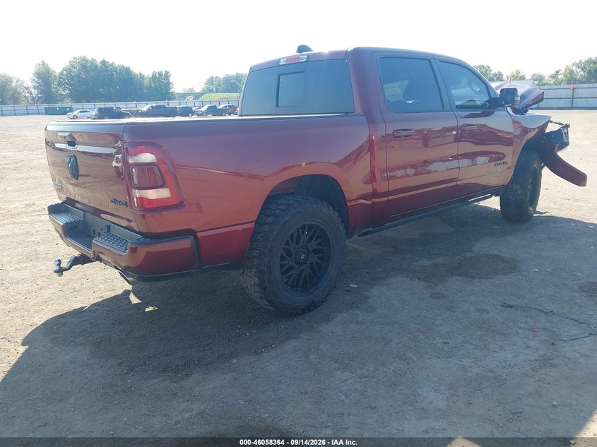 Vin: 1c6srfjt5pn514974, lot: 46557886, ram 1500 laramie crew ca laramie  4x4 5'7 box 20234