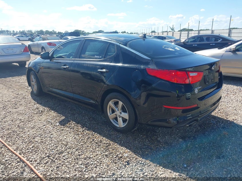 Vin: 5xxgm4a76fg503822, lot: 46557901, kia optima lx 20153