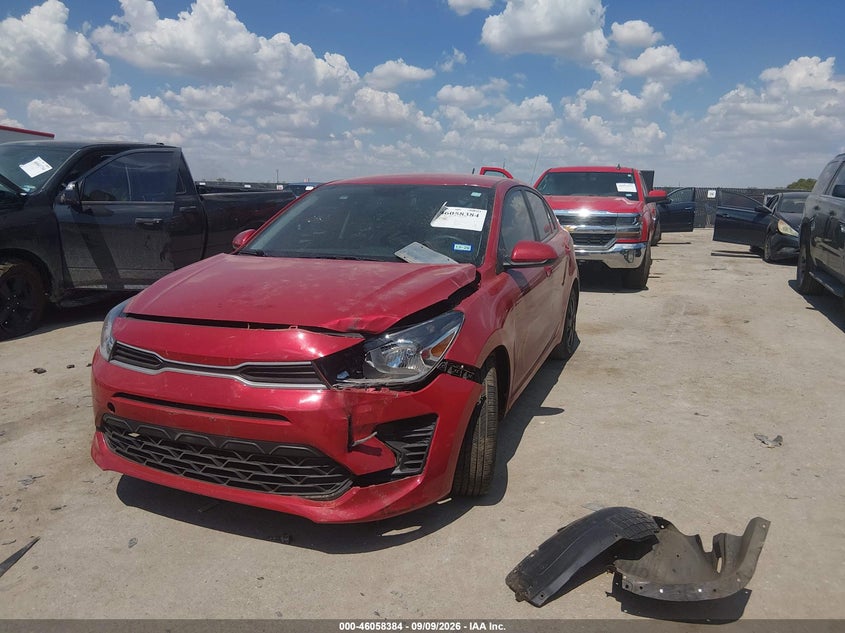 Vin: 3kpa24ad9ne432558, lot: 46557906, kia rio s 20222