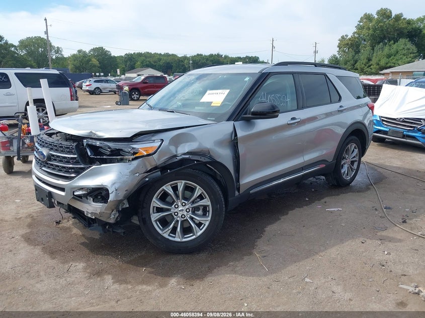 Vin: 1fmsk8dh9pgc08604, lot: 46557916, ford explorer xlt 20232