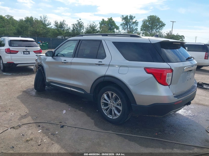 Vin: 1fmsk8dh9pgc08604, lot: 46557916, ford explorer xlt 20233
