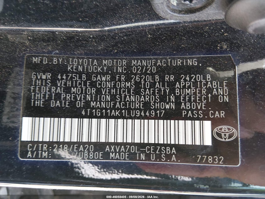 TOYOTA CAMRY - zdjęcie 9