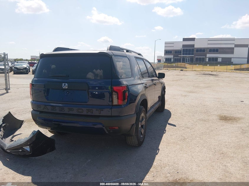 Vin: 5fnyf9h37tb037671, lot: 46557931, honda passport awd rtl/awd rtl blackout/awd rtl towing 20264