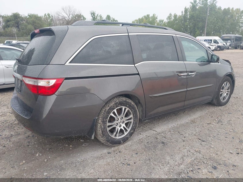 Vin: 5fnrl5h66db085857, lot: 46557952, honda odyssey ex-l 20134