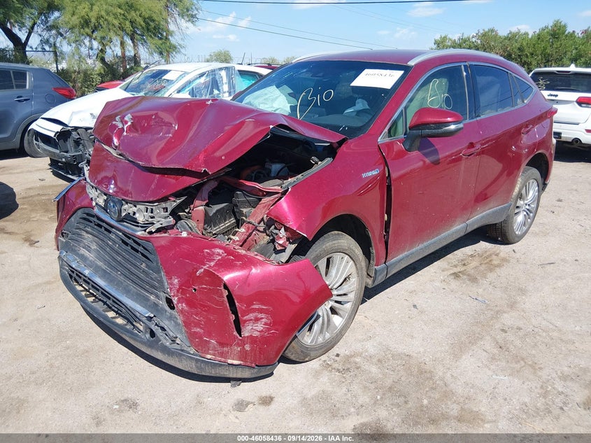 Vin: jteaaaah7mj022536, lot: 46557958, toyota venza xle 20212