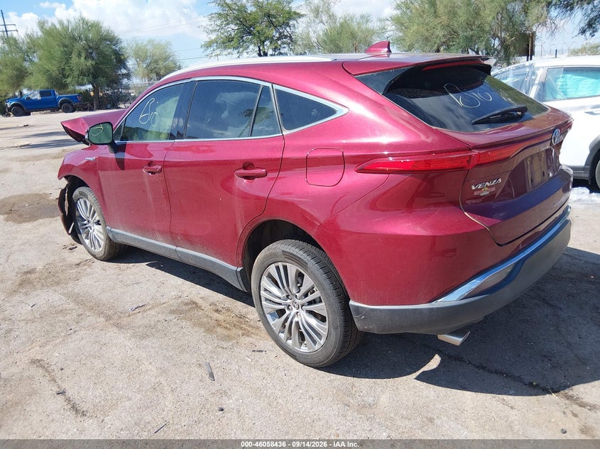 Vin: jteaaaah7mj022536, lot: 46557958, toyota venza xle 20213