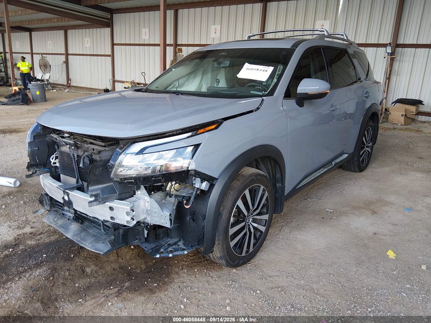 Vin: 5n1dr3dh3sc222084, lot: 46557970, nissan pathfinder platinum fwd 20252