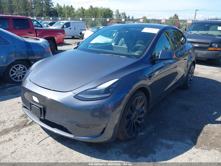2022 TESLA MODEL Y auction photo 2