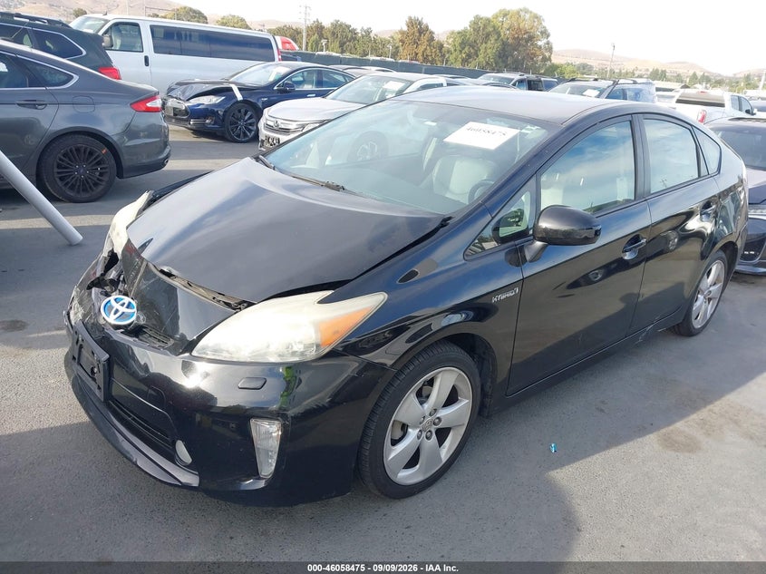 Vin: jtdkn3du2d1729481, lot: 46557997, toyota prius five 20132