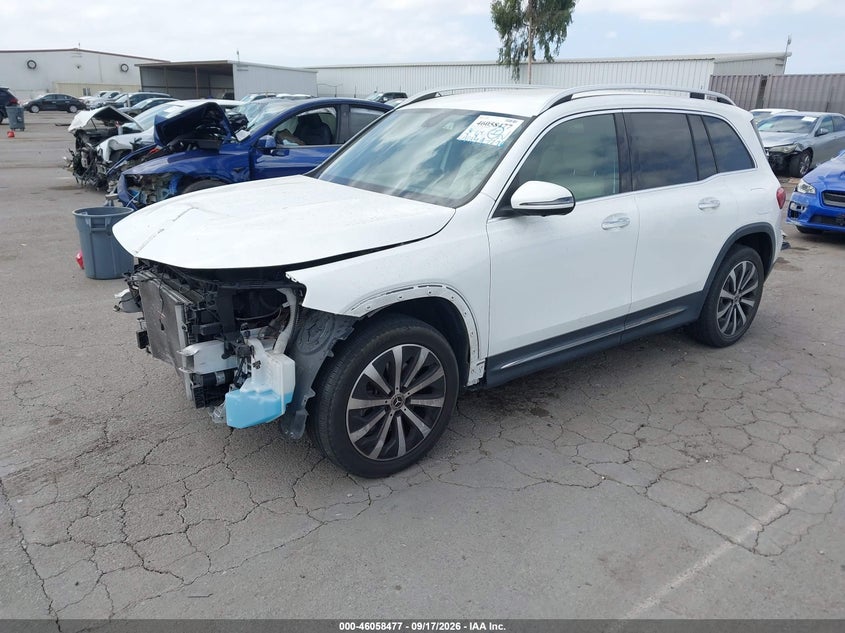 Vin: w1n4m4gb8nw195380, lot: 46557999, mercedes-benz glb 250 20222