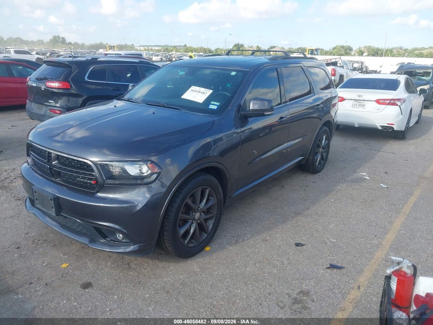 Vin: 1c4rdhdg1jc323734, lot: 46558004, dodge durango gt rwd 20182