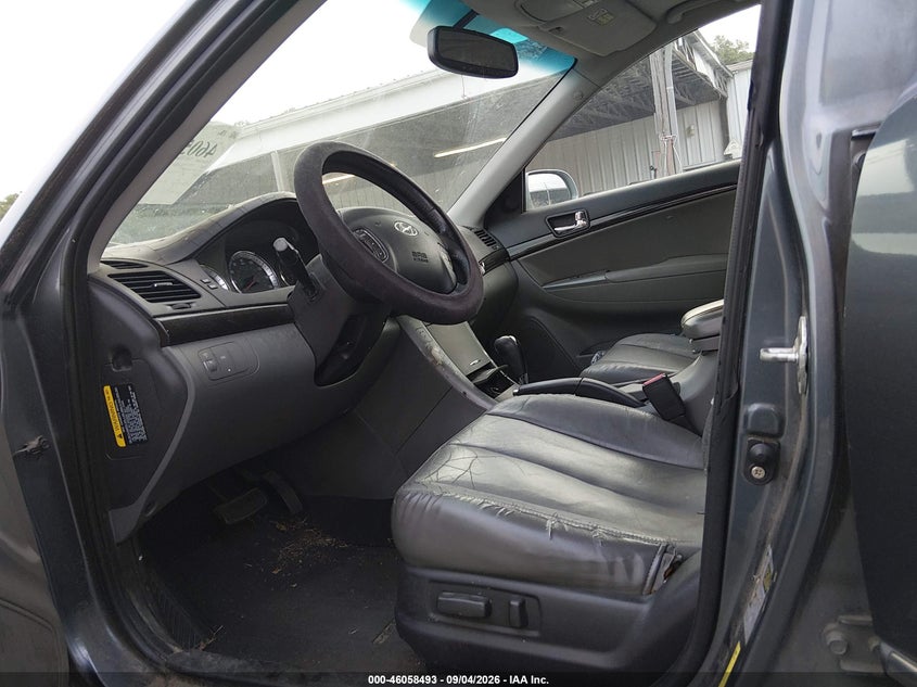 HYUNDAI SONATA 2009 VIN 5NPEU46C09H492421
