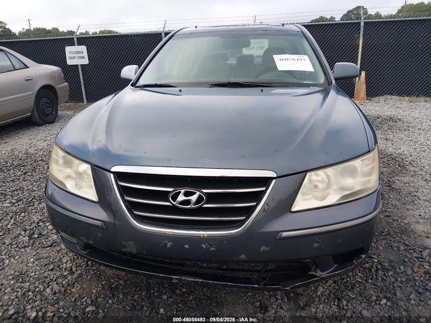 HYUNDAI SONATA 2009 VIN 5NPEU46C09H492421