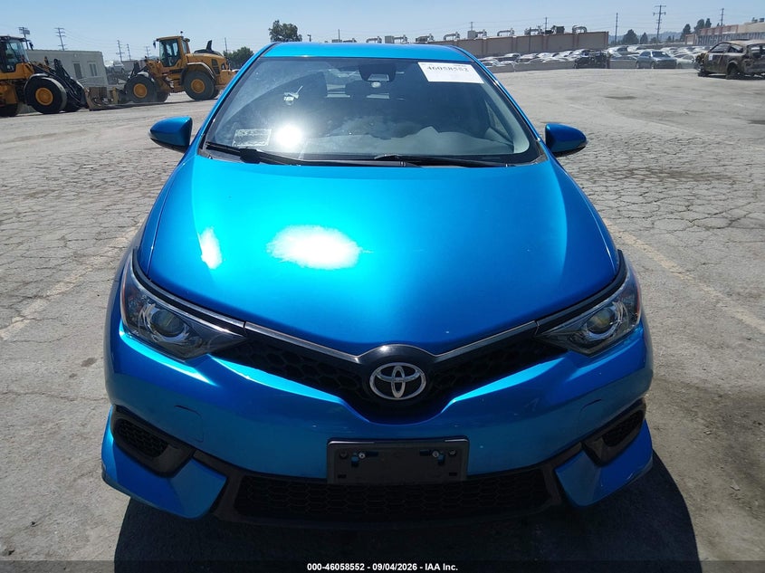 TOYOTA COROLLA IM 2018 VIN JTNKARJE4JJ564665