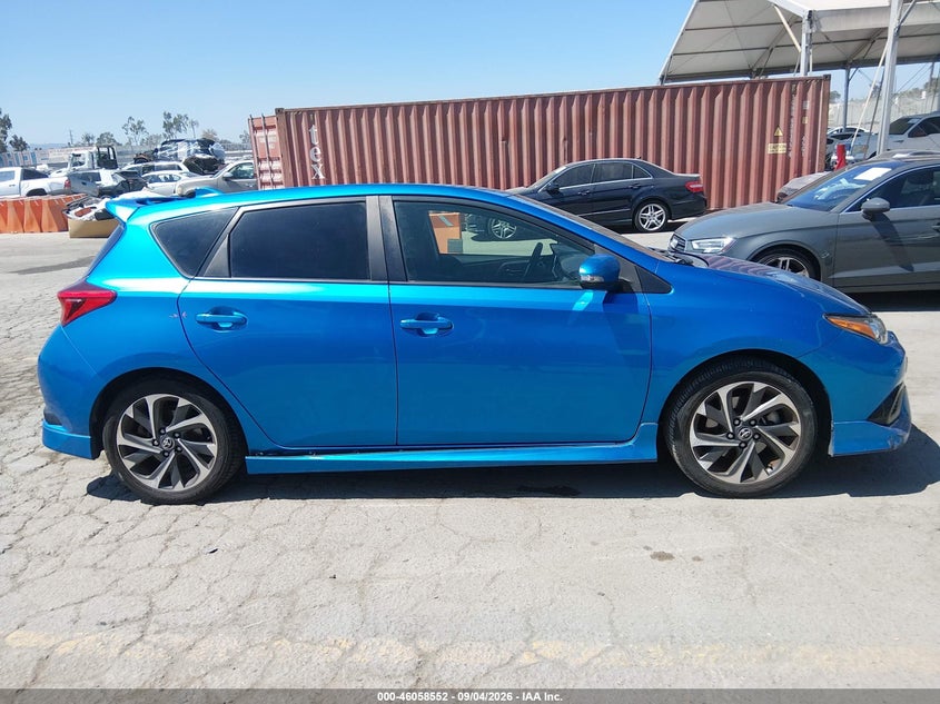 TOYOTA COROLLA IM 2018 VIN JTNKARJE4JJ564665