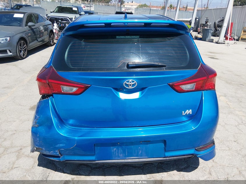 TOYOTA COROLLA IM 2018 VIN JTNKARJE4JJ564665
