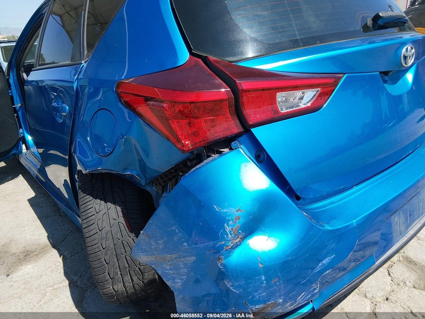 TOYOTA COROLLA IM 2018 VIN JTNKARJE4JJ564665